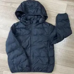 UNIQLO キッズ130 中綿ダウン　ブラック