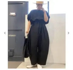 サロペット・オーバーオール・オールインワン ito fukuoka back open all-in-one 2026年最新】ITO カラー：ブラック系 レディース サロペット