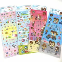 シール 平成レトロ ウサコレフレンズ 一期一会 4枚
