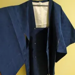 濃紺 刺繍入り 羽織