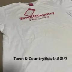 Town & Country Tシャツ ホワイト 半袖新品難ありのサムネイル