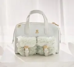 NICE CLAUP ナイスクラップ チュールポケットミニボストンバッグのサムネイル