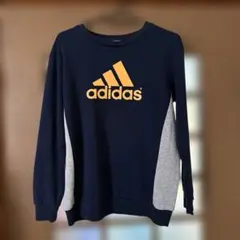 adidas キッズ トレーナー 150cm ネイビーのサムネイル