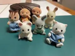 シルバニアファミリー ぬいぐるみセット 7体