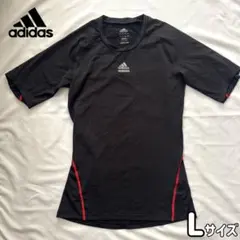 adidas インナーシャツ 半袖コンプレッションインナー Lサイズ