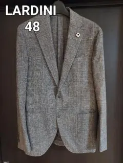 LARDINI コットンジャケット ブートニエール ジャケット グリーン 46