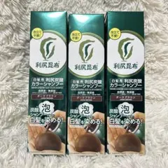 新品未使用未開封】利尻炭酸カラーシャンプー ダークブラウン 3本