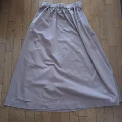 パープル ロングスカート