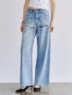 JOSE MOON LAYERED LIKE DENIM PANTSのサムネイル