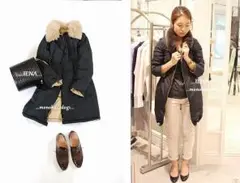 IENA*イエナ*リバーシブルロングダウンコート..2