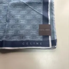 新品　CELINE セリーヌ ハンカチ ブルーのサムネイル
