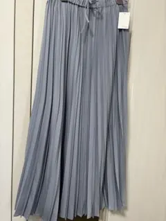 AMERICAN HOLIC 水色　サックス プリーツスカート F 未使用