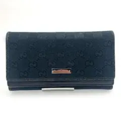 GUCCI ブラック GGパターン 長財布