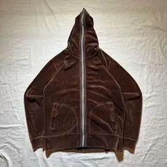 Y2K 裏原　fairy grunge ベロア　フルジップ　パーカー