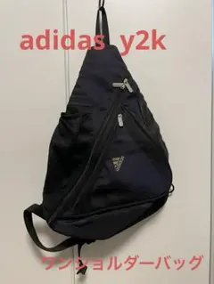 00s adidas y2k ワンショルダーバッグ　ネイビー