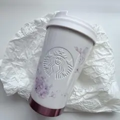 新品Starbucks 2025SAKURA タンブラー・ベージュ355mL