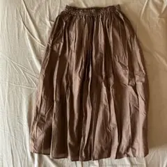 Heart Market ロングフレアスカート ブラウンのサムネイル