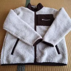 ブラウン フリースジャケット