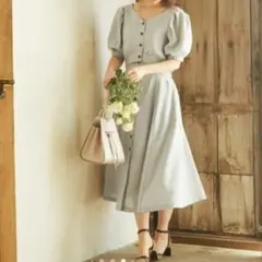herlipto Meurice Short Sleeve Dress - メルカリ