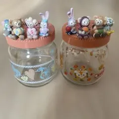 ダッフィー＆フレンズ ガラス瓶 キャニスター 2個セット - メルカリ