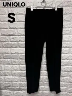 UNIQLO ユニクロ スマートアンクルパンツ 黒 ブラック Sサイズ