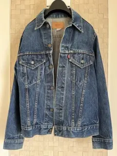 【布ケアタグ】 Levi's デニムジャケット small e ケアタグ