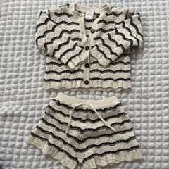 ZARA ニットカーディガンとショートパンツセット 5-6歳