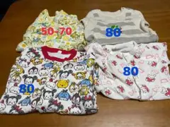 ロンパース パジャマ 4点セット