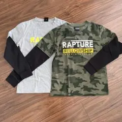 切り替えロンT 160 2枚セット