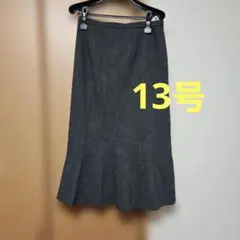 グレー タイトスカート 13号