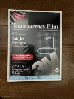 3M OHPフィルム　50枚　透明フィルム 50シートインクジェット