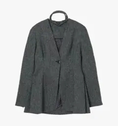 Venica 美品 Cocoon shape jacket グレー