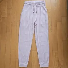 baserange 薄紫 リブパンツ