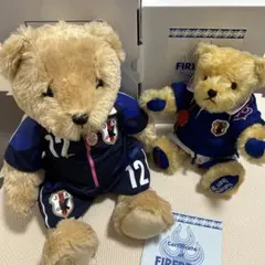 2002 サッカー 日本代表 ユニフォーム テディベア ぬいぐるみ ハーマン