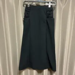 SHEIN ブラックロングスカート 伸縮性 有り サイズXS