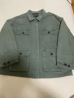 ZARA trf ミリタリージャケット オリーブグリーン