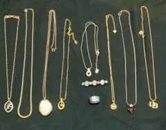 Dior ネックレス リング◆ジバンシィ ブローチ 他◆アクセサリー 10点◆