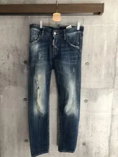 【美品】ディースクエアード ヴィンテージ加工デニムパンツ