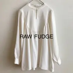 【RAW FUDGE ローファッジ】ギャザーブラウス M