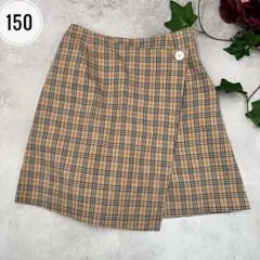 Burberrys バーバリーズ 巻きスカート風 キュロットスカート チェック柄