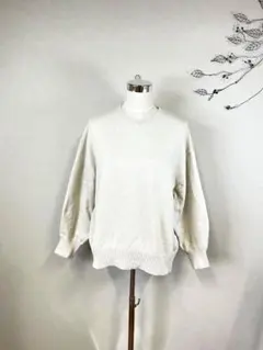 AMERICAN HOLIC レディース ニット ホワイト L 【b0265】