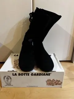 美品●LA BOTTE GARDIANE ブラックロングブーツ●39のサムネイル
