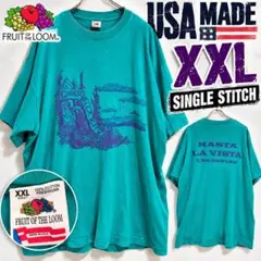 USA製 FRUIT OF THE LOOM シングルステッチ Tシャツ XXL