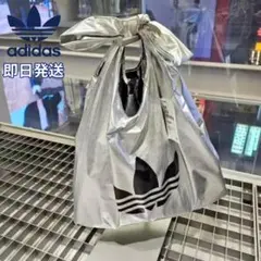 新品　韓国限定 アディダス　エコフレンドリー バッグ シルバー