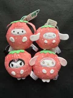 サンリオ 着ぐるみマスコット ポチャッコ クロミ シナモロール 他 4点セット