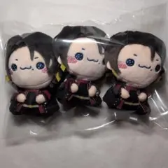 刀剣乱舞 もちぴこマスコット ぬいぐるみ マスコット 3点セット　加州清光