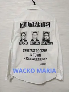美品✨WACKO MARIA 長袖シャツ GUILTY PARTIES(S～M