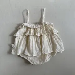 韓国子供服　キャミロンパース80