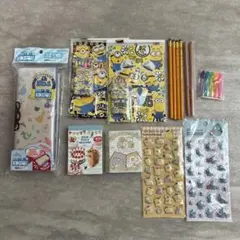 筆箱 メモ帳 ノート 色鉛筆 鉛筆 キャップ シール まとめ売り
