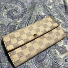 正規品LOUIS VUITTON ダミエ アズール 長財布